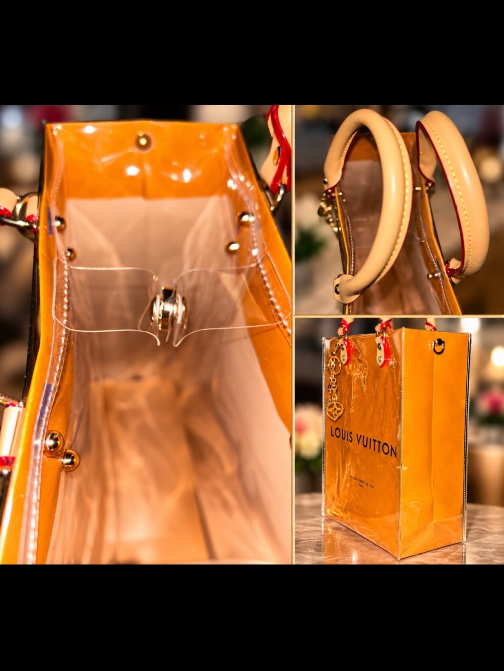 ✨Luxury Paper Shopping Bag into Handmade vinyl bag✨ - Picture 2 of 2